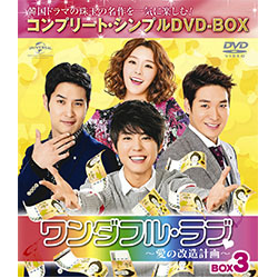 ワンダフル・ラブ～愛の改造計画～　BOX3　＜コンプリート・シンプルDVD-BOX5,000円シリーズ＞【期間限定生産】