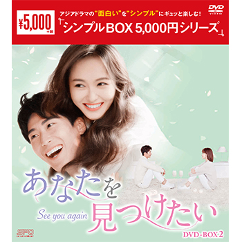 あなたを見つけたいDVD-BOX2（8枚組）＜シンプルBOX 5,000円シリーズ＞