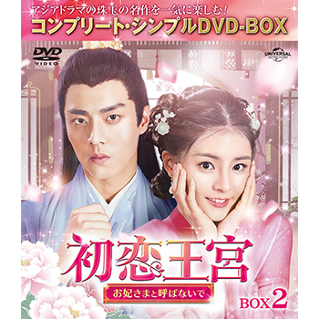 初恋王宮～お妃さまと呼ばないで～　BOX2　＜コンプリート・シンプルDVD-BOX5,000円シリーズ＞【期間限定生産】
