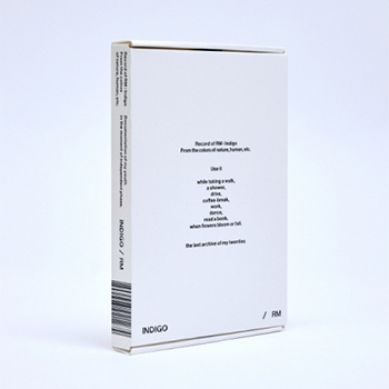 RM (BTS）「INDIGO」 【BOOK EDITION】