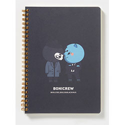 「トッケビ」公式グッズ　リングノート(A5) ボグルジェルブルー×ブラッグハグ