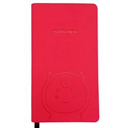 「トッケビ」公式グッズ　ボグルジェル型押し手帳（ピンク）