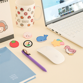 【ウ・ヨンウ弁護士公式グッズ】刺繍ワッペン6Pセット