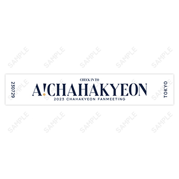 【2023チャ・ハギョン公式グッズ】応援タオル