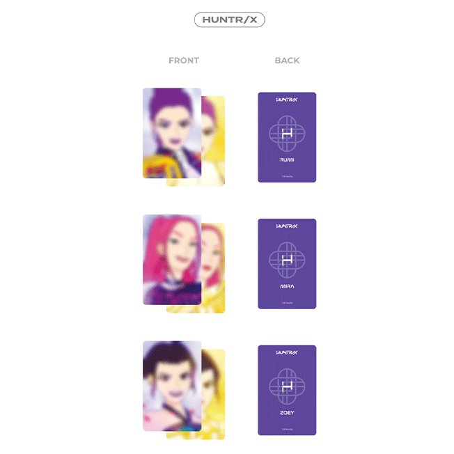 NETFLIX公式】レンチキュラー・フォトカードセット【ハントリックス】