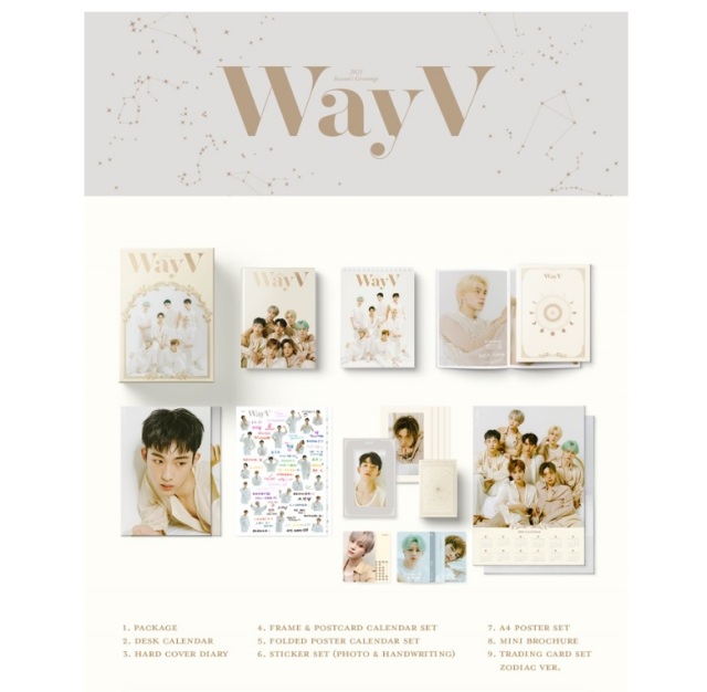 WAYV 2021 SEASON'S GREETINGS 【CALENDAR+GOODS】