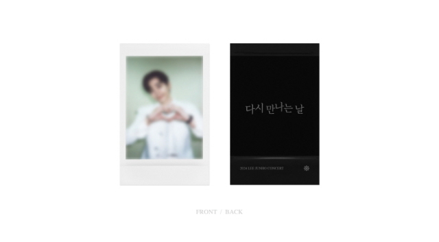 2024 LEE JUNHO CONCERT [SEE YOU AGAIN] DVD