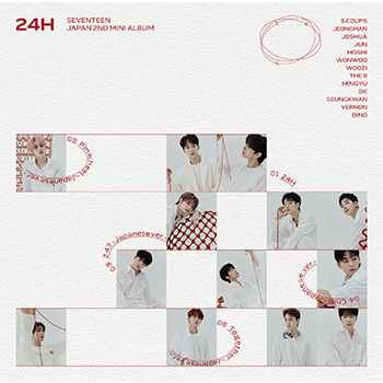 SEVENTEEN「24H」（通常盤）【CD+20P PHOTO BOOK】