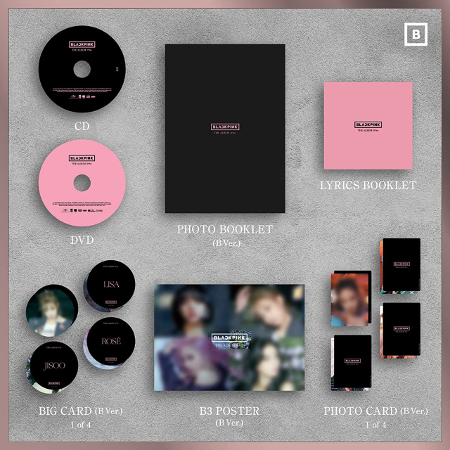 BLACKPINK JAPAN 1st FULL ALBUM「THE ALBUM -JP Ver.-」（初回限定盤B）【CD＋DVD】
