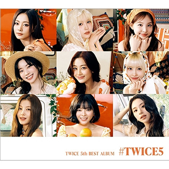 TWICE「#TWICE5」（初回限定盤A）【CD+PHOTO BOOK+アクスタ+トレーディングカード】