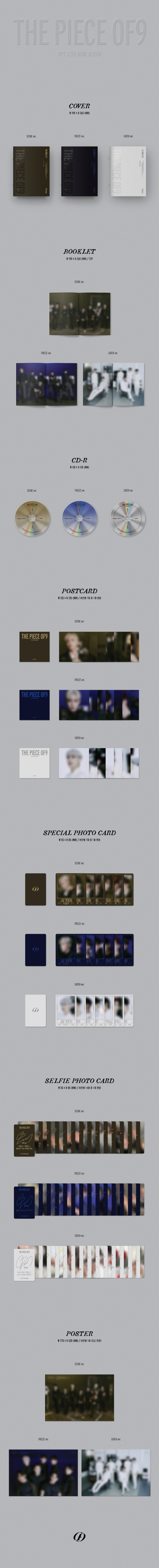 SF9 12th Mini Album「THE PIECE OF9」