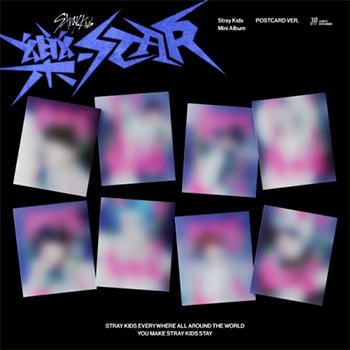 straykidsハン 樂star 封入　40枚 STRAY KIDS 「樂-STAR」【POSTCARD VER.】