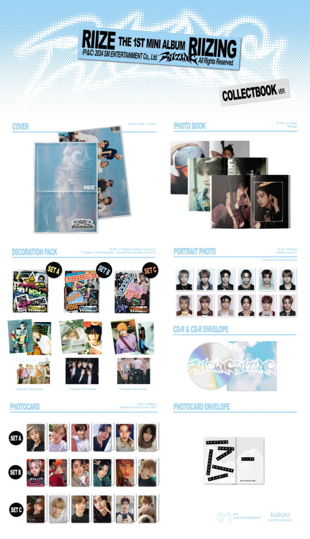 RIIZE 1st Mini Album 「RIIZING」 【Collect Book Ver.】