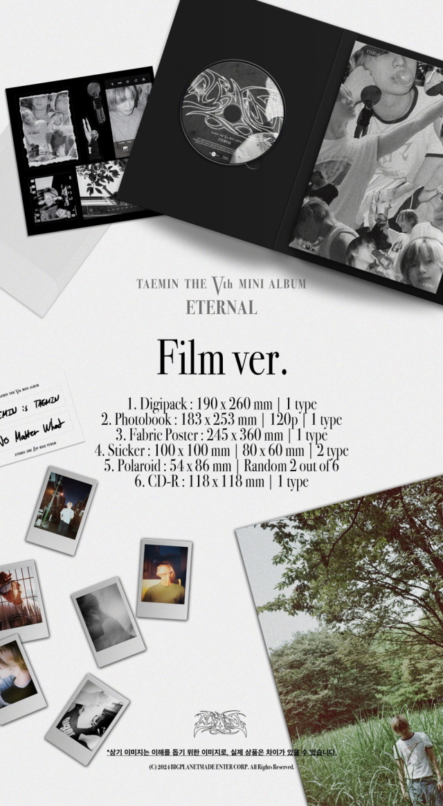 TAEMIN（SHINee） 5th Mini Album 「ETERNAL」 【Film Ver.】