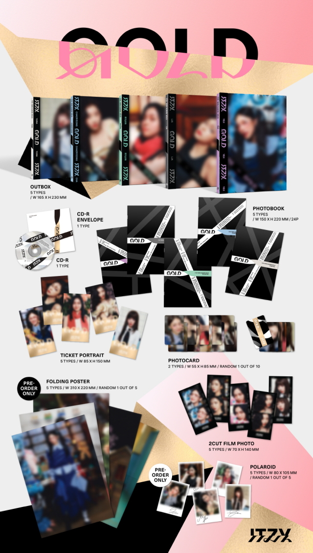 ITZY GOLD サノク 3枚コンプ チェリョン ITZY GOLD サノク 3枚コンプ チェリョン 新発売】 ITZY GOLD