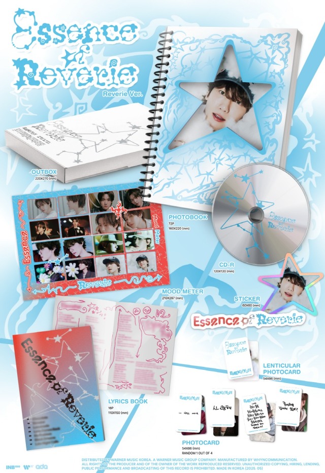 EXOベッキョンEssence of Reverie USアメリカPOP-UP EXO BAEKHYUN 5TH MINI ALBUM ESSENCE OF REVERIE (U.S VER