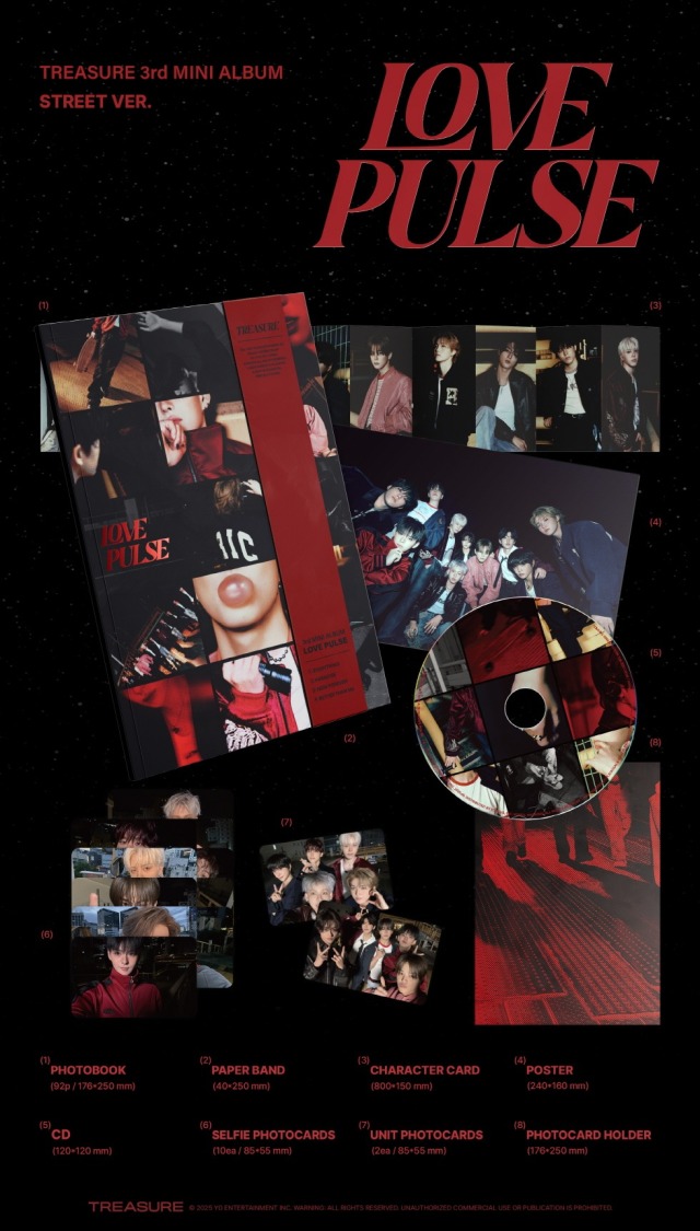 TREASURE 3rd Mini Album「LOVE PULSE」