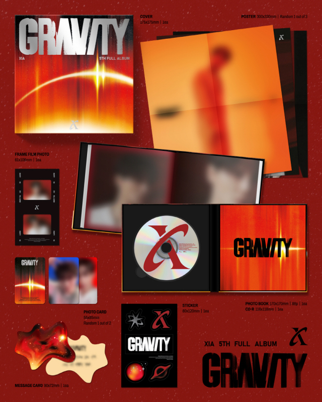 キム・ジュンス 5th FULL ALBUM「GRAVITY」ORBIT Ver.
