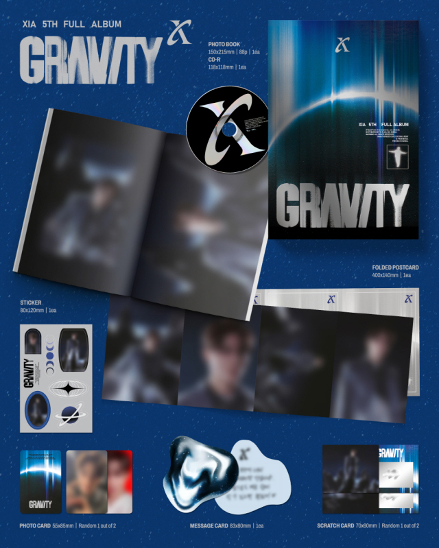 キム・ジュンス 5th FULL ALBUM「GRAVITY」COSMIC Ver.