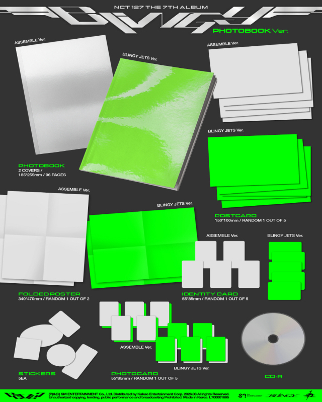 NCT127 7集「BLINGY」【Photobook Ver.】