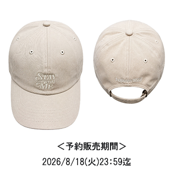 【2026ハ・ジウォン公式グッズ】BALL CAP 色:パテ