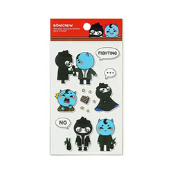 「トッケビ」公式グッズ　ステッカー  ボグルジェルブルー×ブラッグハグ