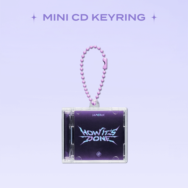 【NETFLIX公式】ミニCDキーリング「How It's Done」