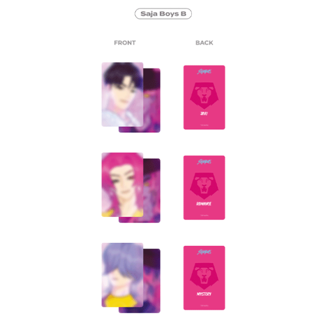 【NETFLIX公式】レンチキュラー・フォトカードセット【サジャ・ボーイズB】