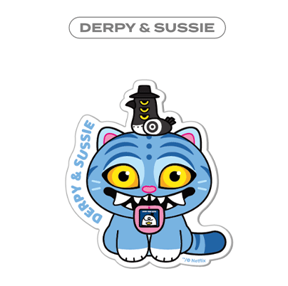 【NETFLIX公式】ビック・ステッカー【ダーピー＆スッシー】