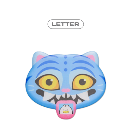 【NETFLIX公式】スマホグリップ【ダーピー LETTER】