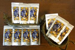 【送料無料】10袋セット！　有機栽培のヤーコンで作ったヤーコン茶　【同梱不可商品※この商品は他の商品と一緒にカートには入れれません】