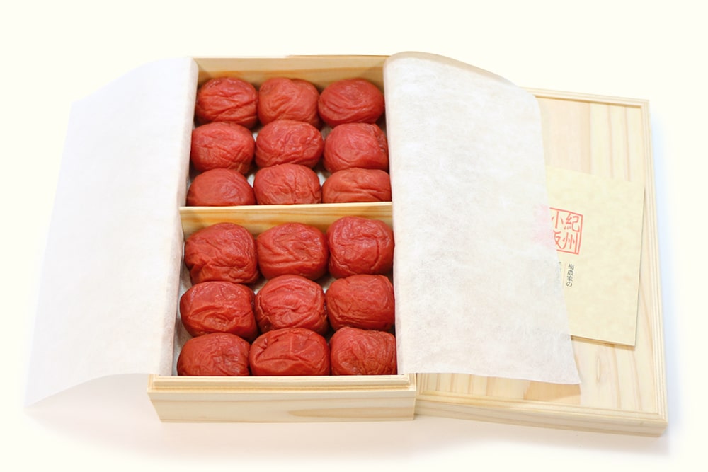 はぶたえ梅 和（なごみ）しそ漬け梅 400g