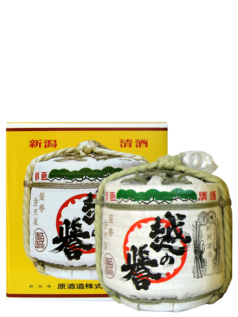 越の誉　上撰本醸造　菰樽　1800ml