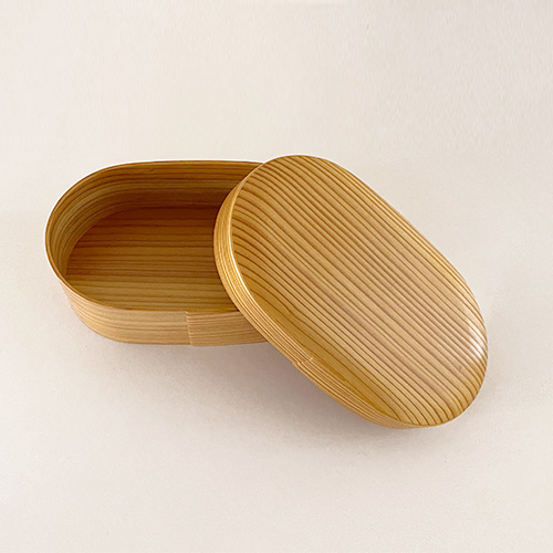 日本のお弁当箱　まげわっぱ弁当箱　ぬくもり小判　わっぱ弁当　新品　杉 日本の弁当箱 曲げわっぱ弁当箱 ぬくもり小判