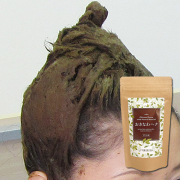 白髪染めおきなわヘナ(ヘナ100％)オレンジブラウン系ゴールド沖縄産無