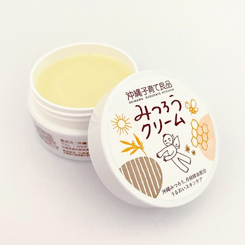 赤ちゃんの保湿には【おきなわのみつろうクリーム】肌荒れ防止に乾燥肌や敏感肌ビーワックス