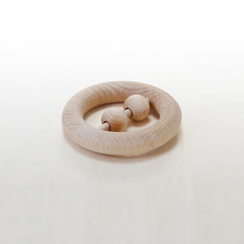 カタカタリング｜木製の歯固め｜わっか｜木のおもちゃ 赤ちゃんの歯がため