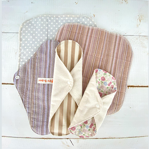 【5％OFF】布ナプキン｜基本のお得セット（柄おまかせ）  【生理痛の軽減やかぶれに】