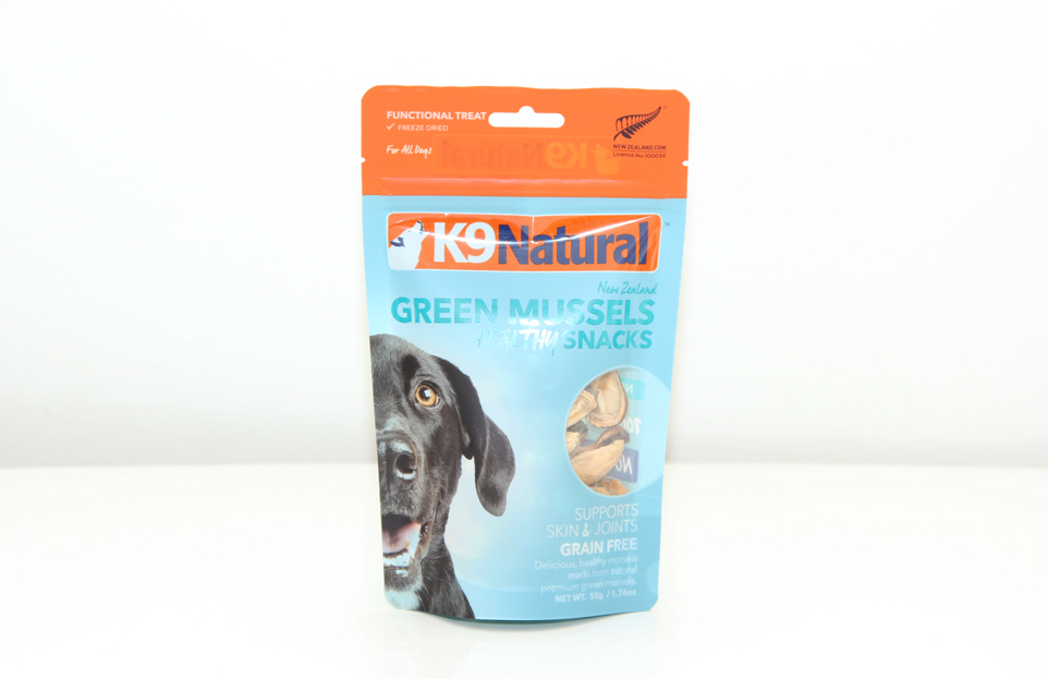 K9 『グリーンマッスル』 緑イ貝をそのままフリーズドライにしました。