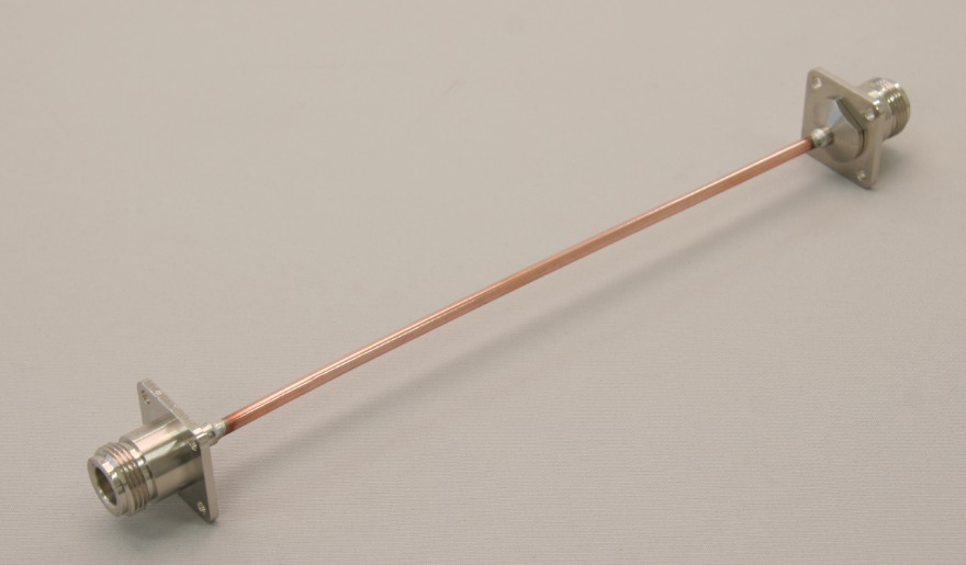 N・PJ(パネルジャック)型セミリジットケーブル(RG-402)【RoHS】　N129-ケーブル仕上全長-RG-402