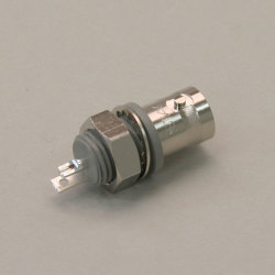50Ω　BNC型フローティングタイプバルクヘッドレセプタクル同軸コネクタ【RoHS】　BNC186