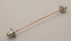 N・PJ(パネルジャック)型セミリジットケーブル(RG-402)【RoHS】　N129-ケーブル仕上全長-RG-402