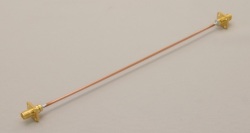 SMA・PJ(パネルジャック)型セミリジットケーブル(RG-405)【RoHS】　SMA088-ケーブル仕上全長-RG-405