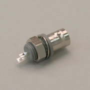 50Ω　BNC型フローティングタイプバルクヘッドレセプタクル同軸コネクタ【RoHS】　BNC186