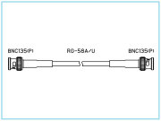 BNC135-***-RG-58A/U(圧着タイプ)