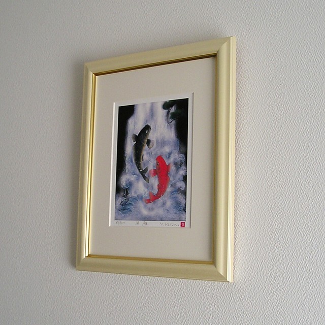 開運、商売繁盛には、ことぶきや本舗の鯉の滝登りを