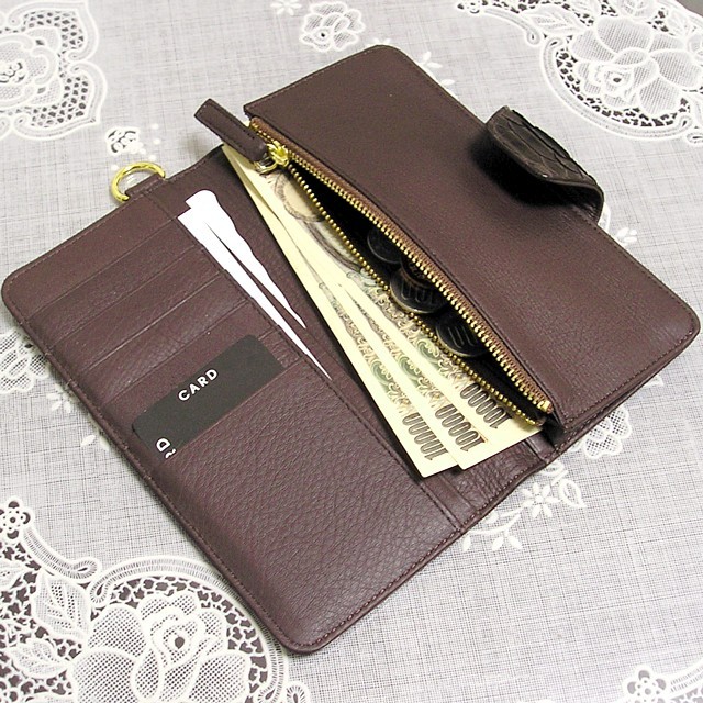 ダイヤモンドパイソン　財布　新品　長財布 sankyo shokai ダイヤモンド パイソン 長財布 ショルダー