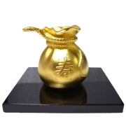 黄金干支置物　巳