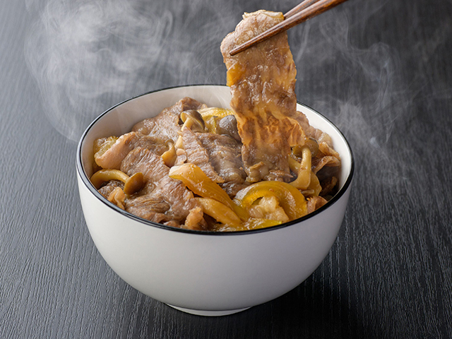 牛丼ページ Disaster The beef was so delicious! The fried rice was
