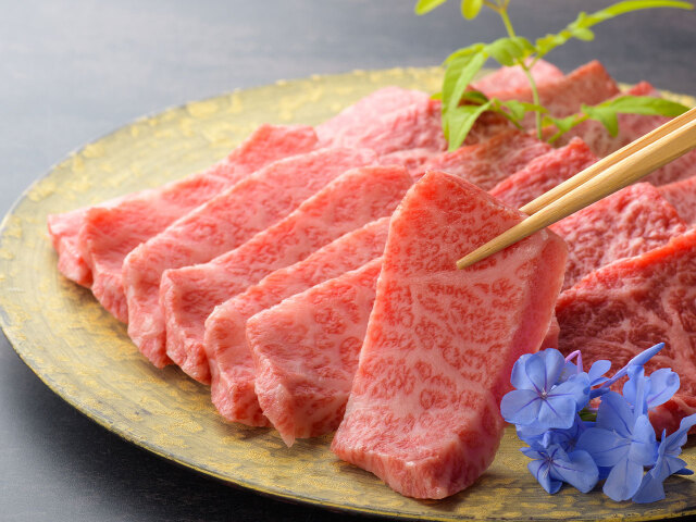 米沢牛上撰カルビ焼肉